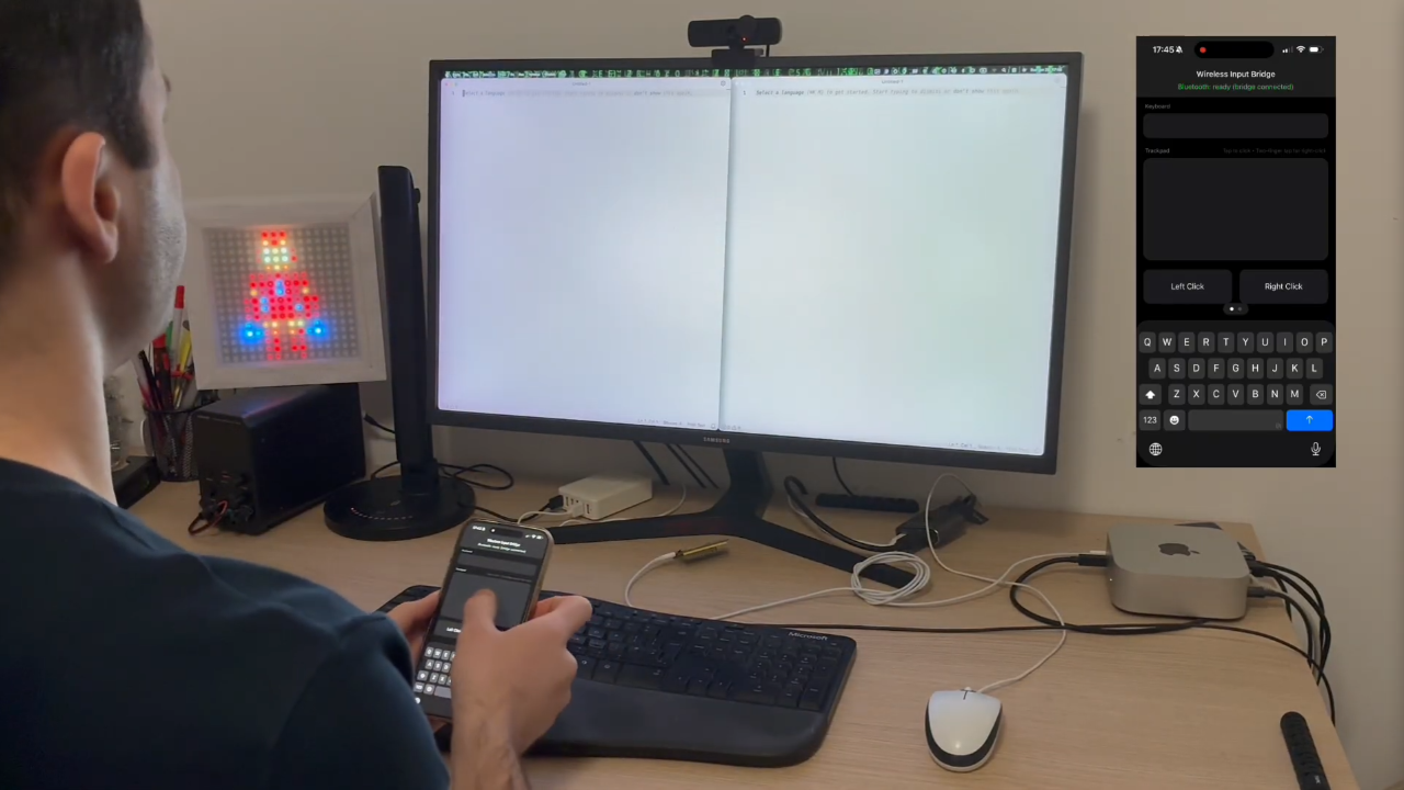 iPhone’u klavye ve fareye dönüştürün: Sıradışı bir fikir